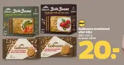 Netto Galbusera knækbrød eller kiks, DKK 20 tilbud