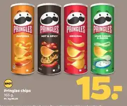 Netto Pringles chips, DKK 15 tilbud