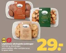 Netto Løgismose økologiske julekager, DKK 29 tilbud