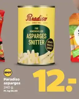 Netto Paradiso asparges, DKK 12 tilbud