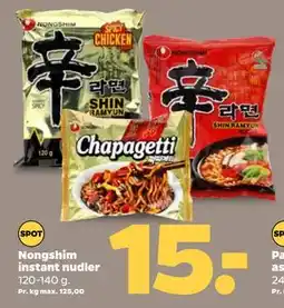 Netto Nongshim instant nudler, DKK 15 tilbud