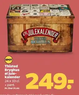 Netto Thisted Bryghus øl julekalender, DKK 249 tilbud