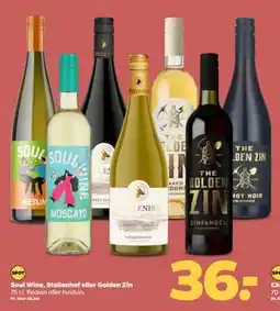 Netto Soul Wine, Stellenhof eller Golden Zin, DKK 36 tilbud