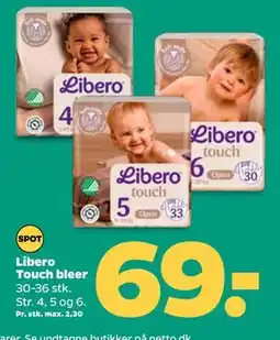 Netto Libero Touch bleer, DKK 69 tilbud