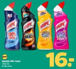 Netto Harpic WC-rens, DKK 16 tilbud