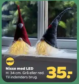 Netto Nisse med LED, DKK 35 tilbud