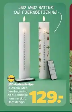 Netto LED-kalenderlys, DKK 129 tilbud