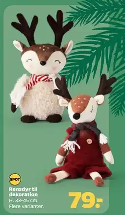 Netto Rensdyr til dekoration, DKK 79 tilbud