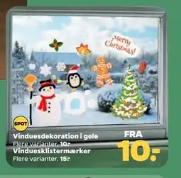 Netto Vinduesdekoration i gele, DKK 10 tilbud