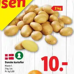 Lidl Danske kartofler, DKK 10 tilbud