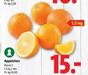 Appelsiner, DKK 15