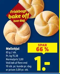 Lidl Møllehjul, DKK 1 tilbud