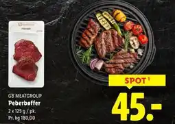 Lidl Peberbøffer, DKK 45 tilbud
