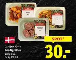 Lidl Færdigretter, DKK 30 tilbud