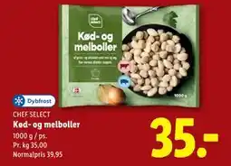 Lidl Kød- og melboller, DKK 35 tilbud