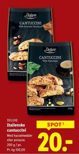 Lidl Italienske cantuccini, DKK 20 tilbud