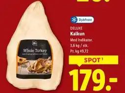 Lidl Kalkun, DKK 179 tilbud