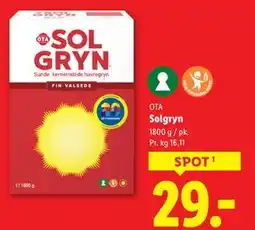 Lidl Solgryn, DKK 29 tilbud