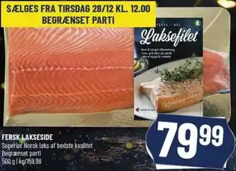 Løvbjerg Fersk Lakseside 500g tilbud