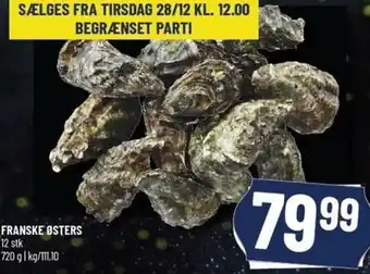 Løvbjerg Franske Østers 720g tilbud