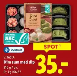 Lidl Dim sum med dip, DKK 35 tilbud
