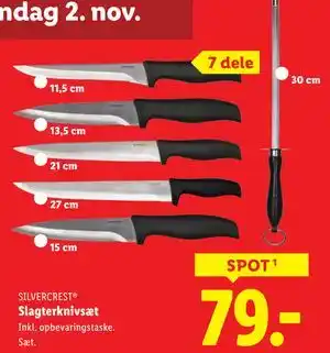 Lidl Slagterknivsæt, DKK 79 tilbud