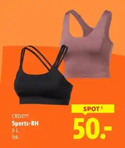 Lidl Sports-BH, DKK 50 tilbud