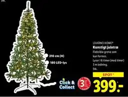 Lidl Kunstigt juletræ, DKK 399 tilbud