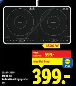 Lidl Dobbelt induktionskogeplade, DKK 599, App-pris tilbud
