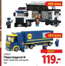 Lidl Clippys byggesæt M, DKK 119 tilbud
