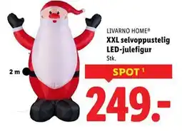 Lidl XXL selvoppustelig LED-julefigur, DKK 249 tilbud