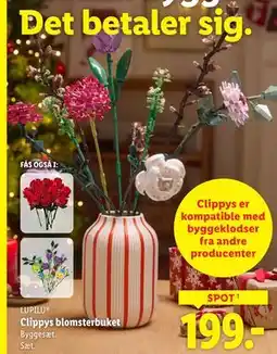 Lidl Clippys blomsterbuket, DKK 199 tilbud