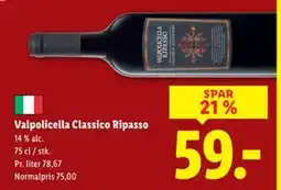 Lidl Valpolicella Classico Ripasso, DKK 59 tilbud