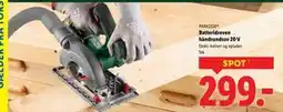Lidl Batteridreven håndrundsav 20 V, DKK 299 tilbud