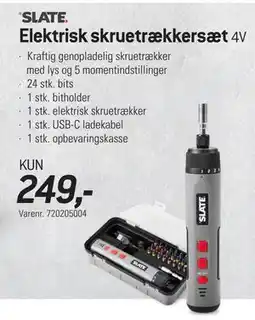 Thansen Elektrisk skruetrækkersæt, DKK 249 tilbud