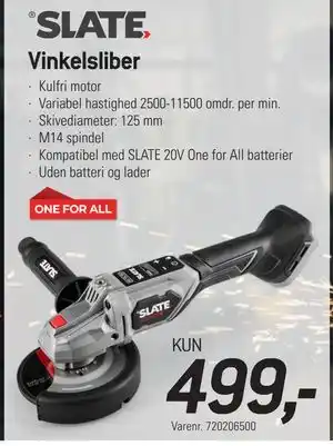 Vinkelsliber, DKK 499