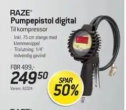 Thansen Pumpepistol digital, DKK 249.5 tilbud