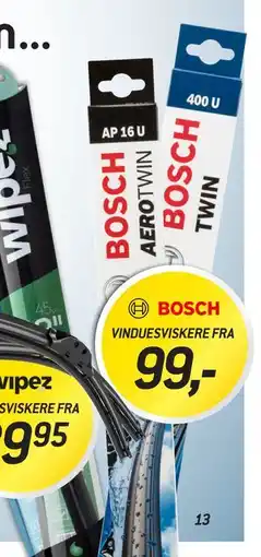 Thansen VINDUESVISKERE FRA, DKK 99 tilbud