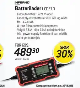 Thansen Batterilader, DKK 489.3 tilbud