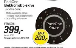 Thansen Elektronisk p-skive, DKK 399 tilbud