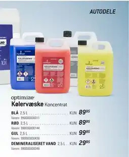 Thansen Kølervæske tilbud