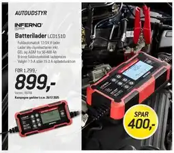 Thansen Batterilader, DKK 899 tilbud