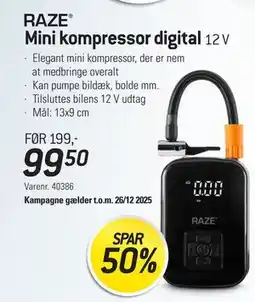 Thansen Mini kompressor digital, DKK 99.5 tilbud