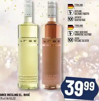 Løvbjerg Bree Riesling El. Rosé tilbud