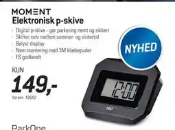 Thansen Elektronisk p-skive, DKK 149 tilbud