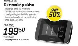 Thansen Elektronisk p-skive, DKK 199.5 tilbud