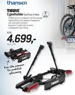 Thansen Cykelholder, DKK 4699 tilbud