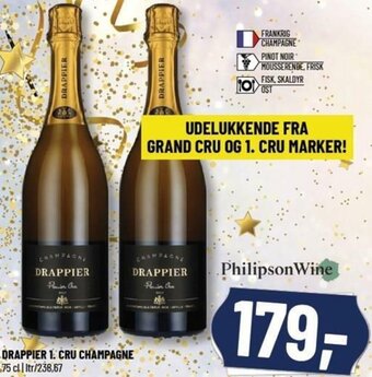 Løvbjerg Drappier 1. Cru Champagne tilbud
