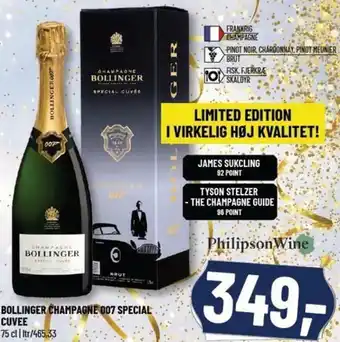 Bollinger Champagne 007 Special Cuvee