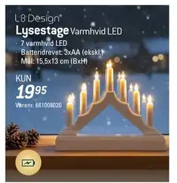 Thansen Lysestage, DKK 19.95 tilbud